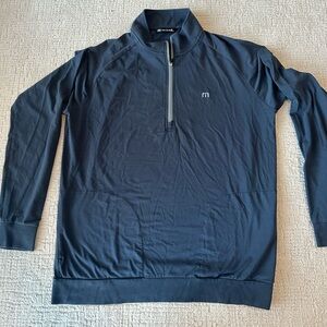 Travis Mathew blue quarter zip